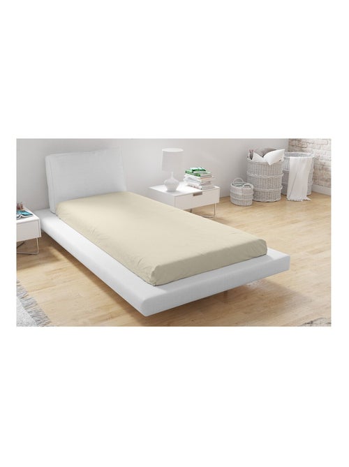 Lot de 2 drap housse Microfibre - Kiabi