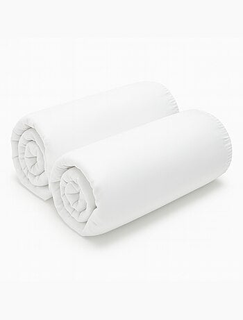 Lot de 2 drap housse Microfibre