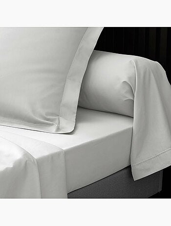 Lot de 2 Drap housse percale de coton 78fils ultra doux