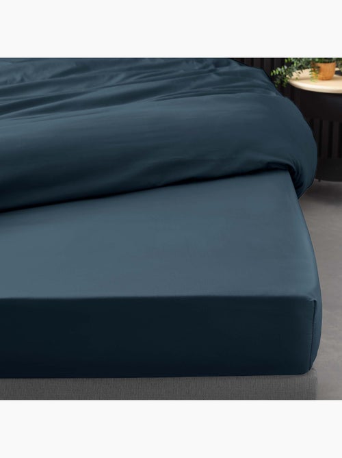 Lot de 2 Drap housse percale de coton 78fils ultra doux - Kiabi