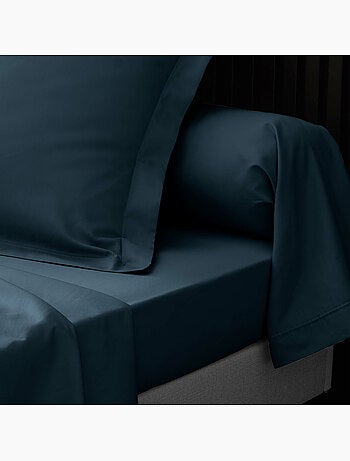 Lot de 2 Drap housse percale de coton 78fils ultra doux