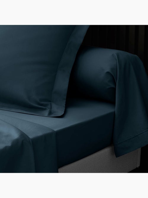 Lot de 2 Drap housse percale de coton 78fils ultra doux - Kiabi