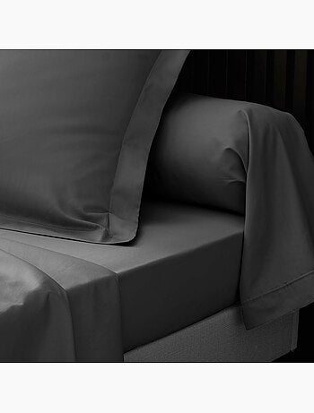 Lot de 2 Drap housse percale de coton 78fils ultra doux