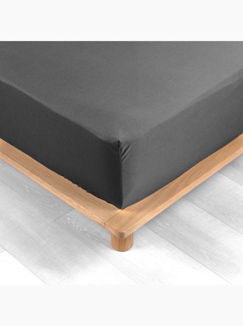 Lot de 2 Drap housse percale de coton 78fils ultra doux - Kiabi