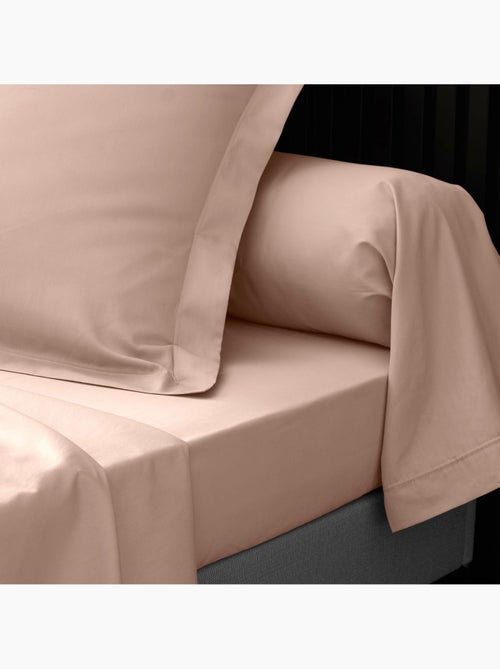 Lot de 2 Drap housse percale de coton 78fils ultra doux - Kiabi