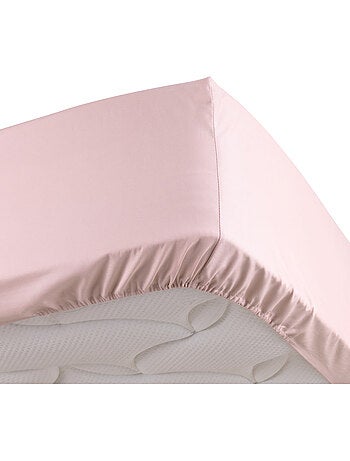 Lot de 2 Drap housse percale de coton 78fils ultra doux