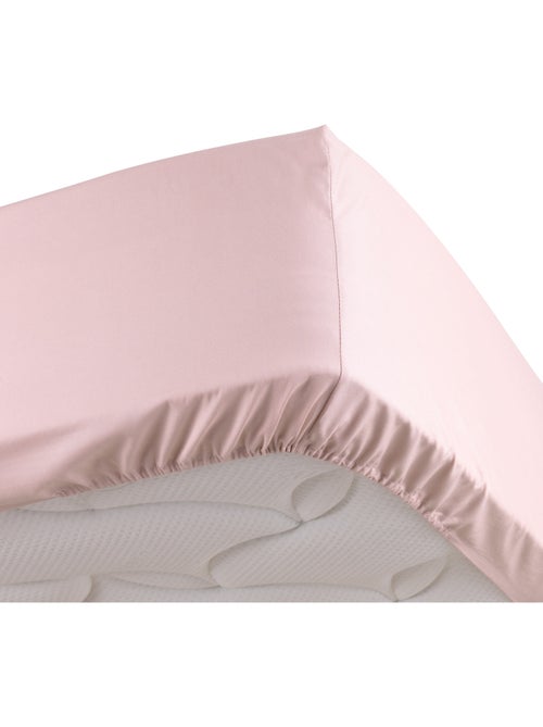 Lot de 2 Drap housse percale de coton 78fils ultra doux - Kiabi Lot de 2 Drap housse percale de coton 78fils ultra doux - Kiabi