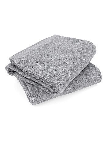 Lot de 2 draps bain 90x150 ALPHA