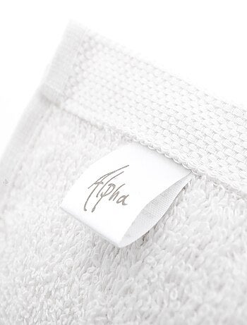 Lot de 2 draps bain 90x150 ALPHA