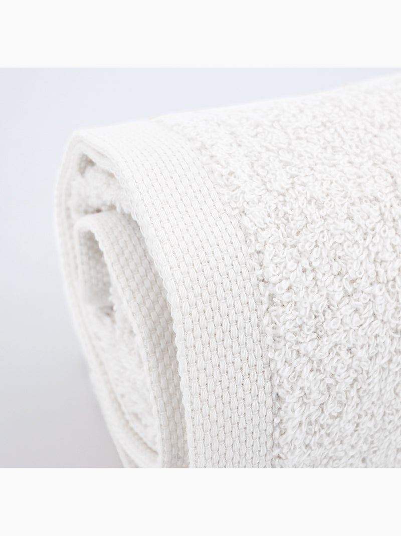 Lot de 2 draps bain 90x150 ALPHA Blanc - Kiabi