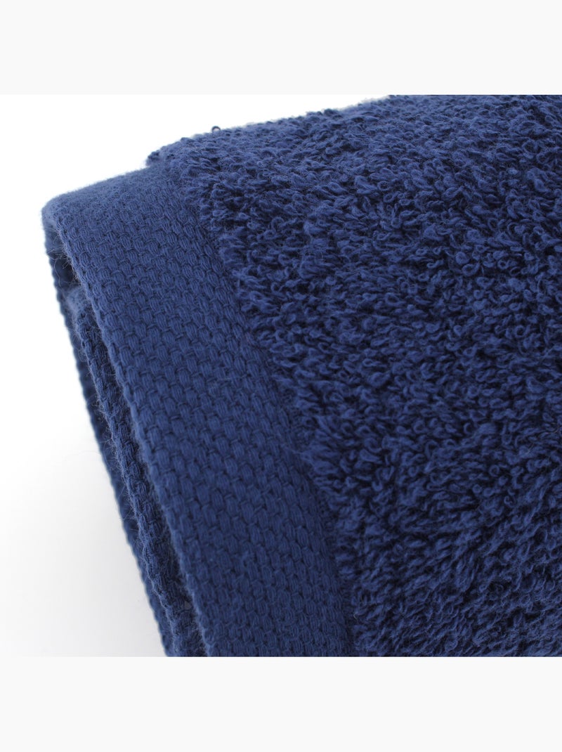 Lot de 2 draps bain 90x150 ALPHA Bleu marine - Kiabi