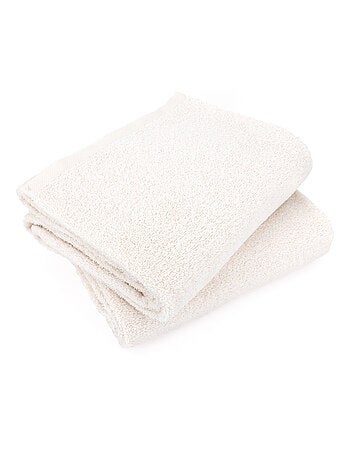 Lot de 2 draps bain 90x150 ALPHA