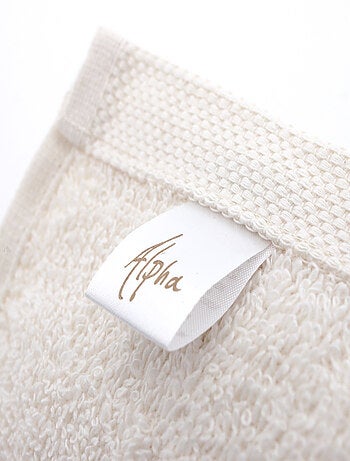 Lot de 2 draps bain 90x150 ALPHA