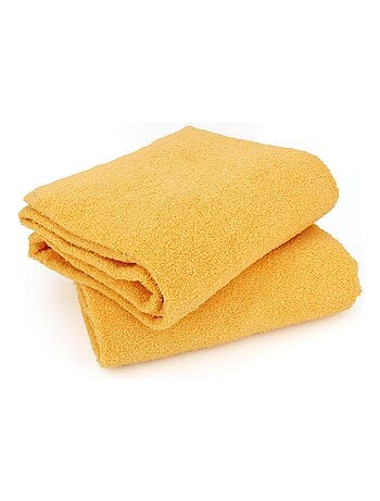 Lot de 2 draps bain 90x150 ALPHA