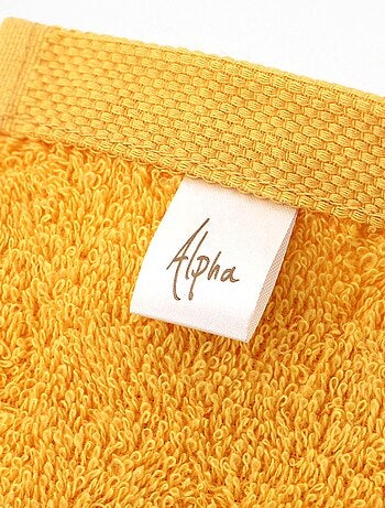 Lot de 2 draps bain 90x150 ALPHA