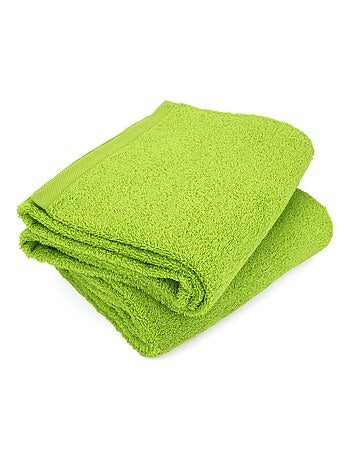 Lot de 2 draps bain 90x150 ALPHA