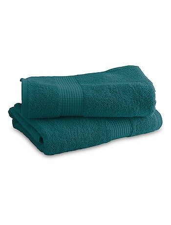 Lot de 2 Draps de Douche - 100% Coton - 450 gr/m2