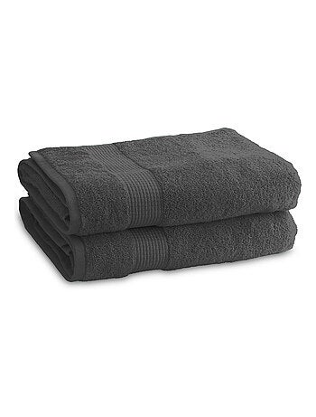 Lot de 2 Draps de Douche - 100% Coton - 450 gr/m2