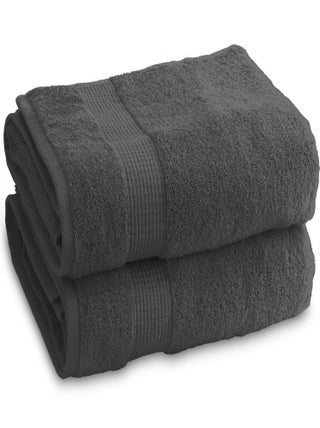 Lot de 2 Draps de Douche - 100% Coton - 450 gr/m2