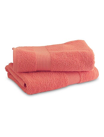 Lot de 2 Draps de Douche - 100% Coton - 450 gr/m2