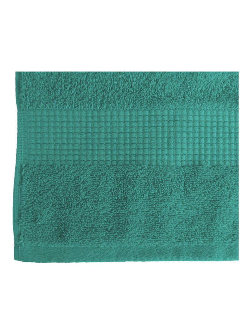 Lot de 2 Draps de Douche - 100% Coton - 450 gr/m2 Orange corail - Kiabi