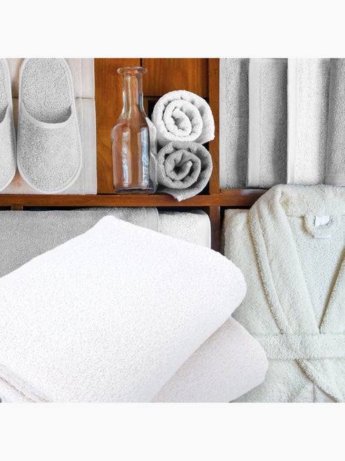 Lot de 2 draps douche 70x130 ALPHA - Kiabi