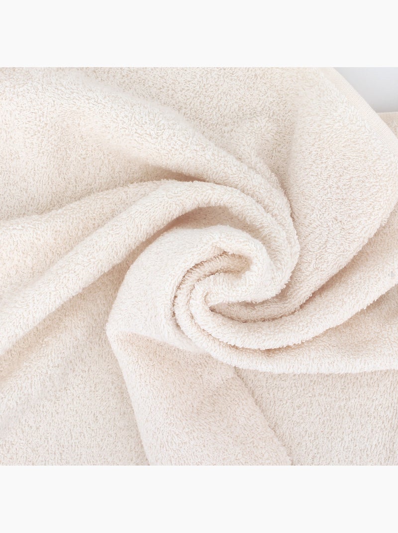 Lot de 2 draps douche 70x130 ALPHA Ivoire - Kiabi