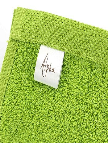 Lot de 2 draps douche 70x130 ALPHA