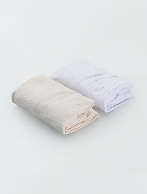 Linge de lit bébé : draps, alèses, couverture, housse, toute la lit
