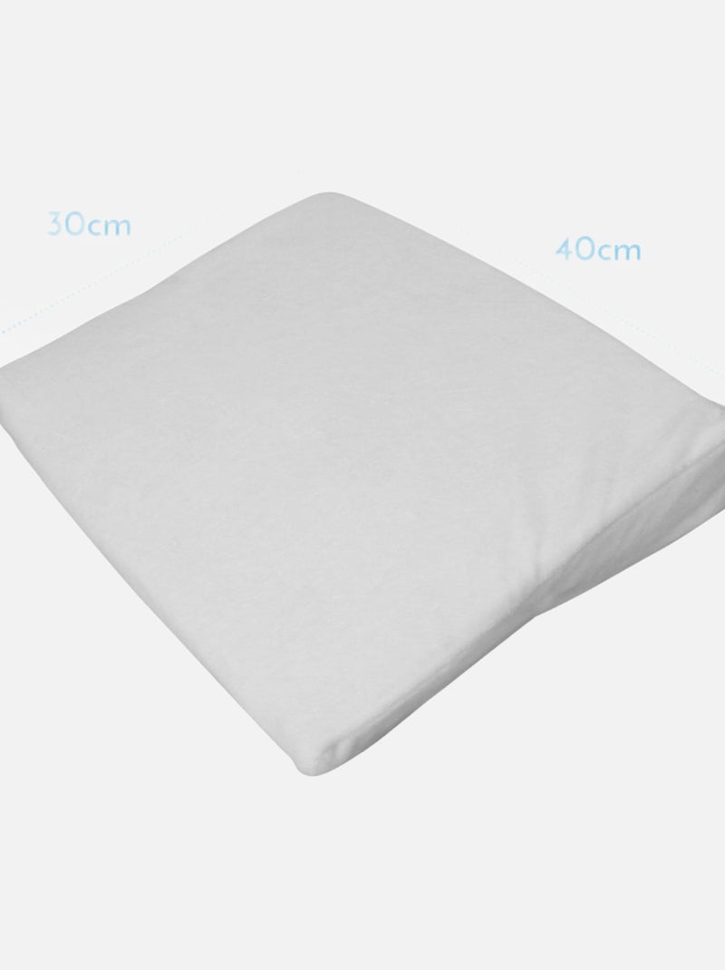 Lot de 2 draps housse 100% coton pour plan incliné - Monsieur Bébé Blanc - Kiabi