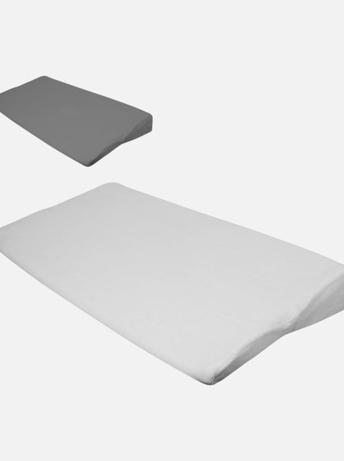 Lot de 2 draps housse 100% coton pour plan incliné - Monsieur Bébé - Kiabi