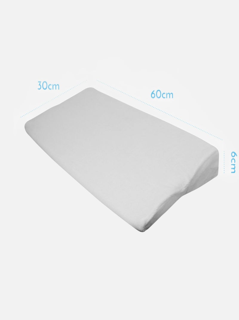 Lot de 2 draps housse 100% coton pour plan incliné - Monsieur Bébé Blanc - Kiabi