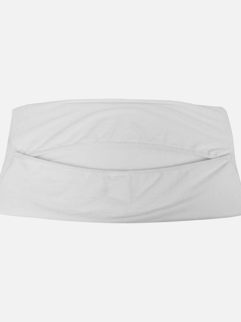 Lot de 2 draps housse 100% coton pour plan incliné - Monsieur Bébé Blanc - Kiabi