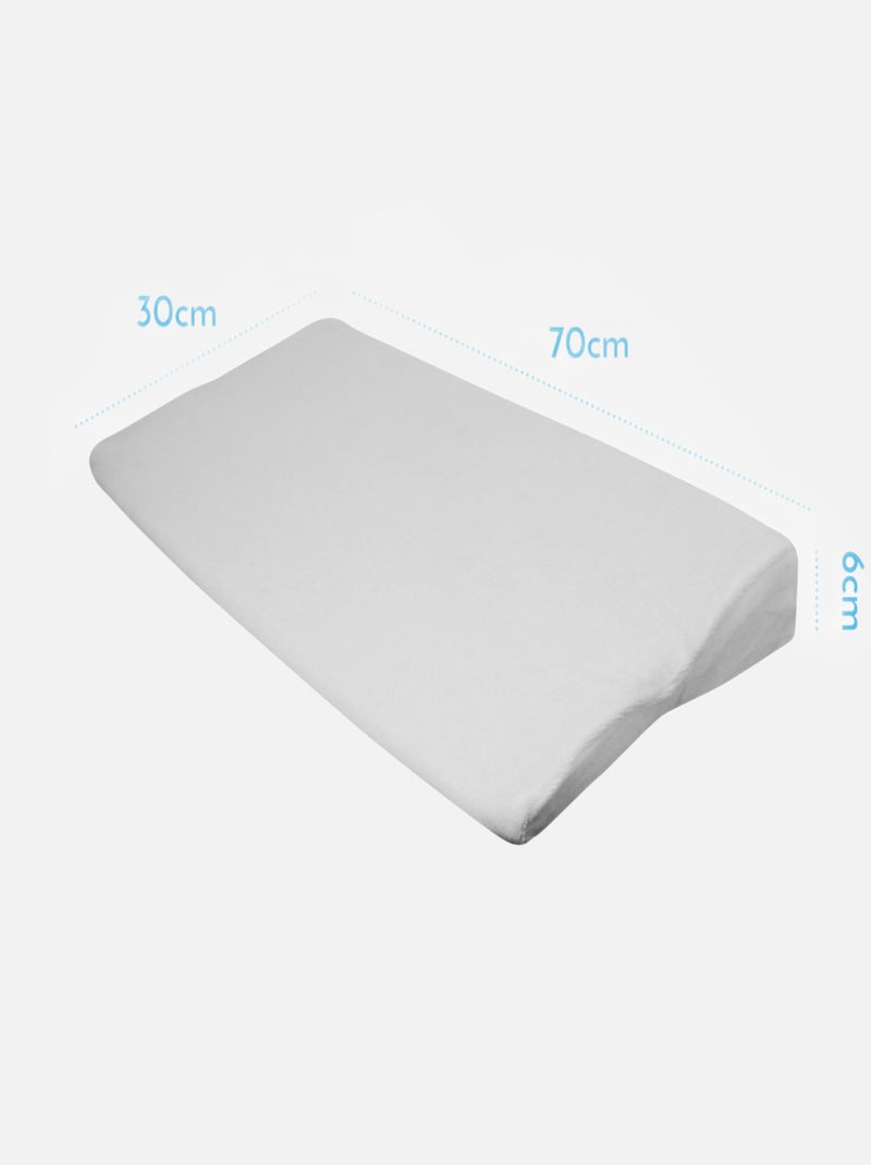 Lot de 2 draps housse 100% coton pour plan incliné - Monsieur Bébé Blanc - Kiabi