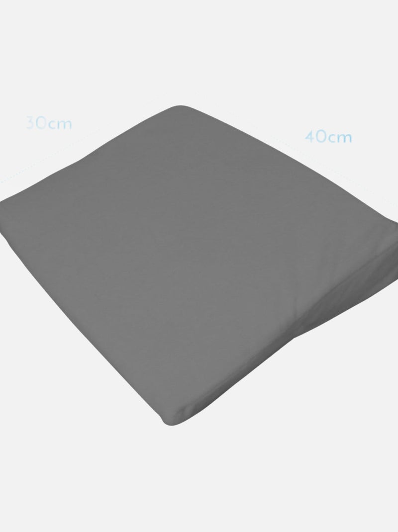 Lot de 2 draps housse 100% coton pour plan incliné - Monsieur Bébé Gris - Kiabi