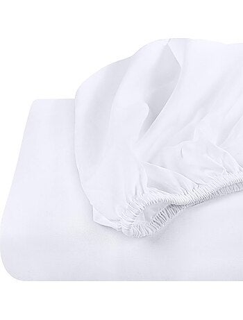 Lot de 2 draps housse 60x120 cm - en coton biologique