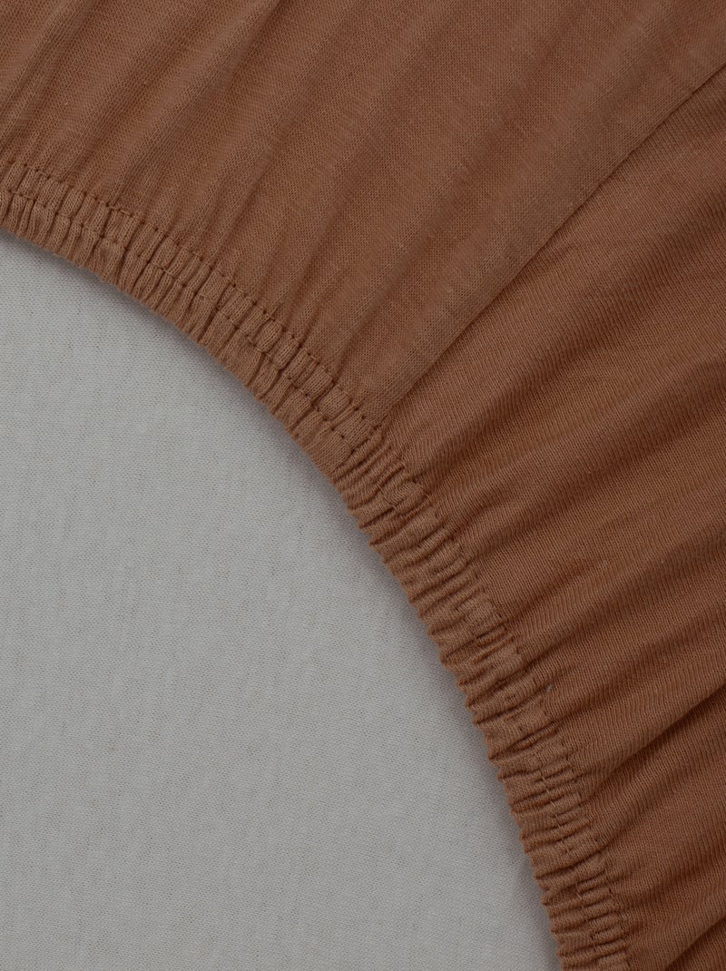 Lot de 2 draps-housse 60x120 cm Naissance en Coton Imprimés - Babycalin Marron - Kiabi