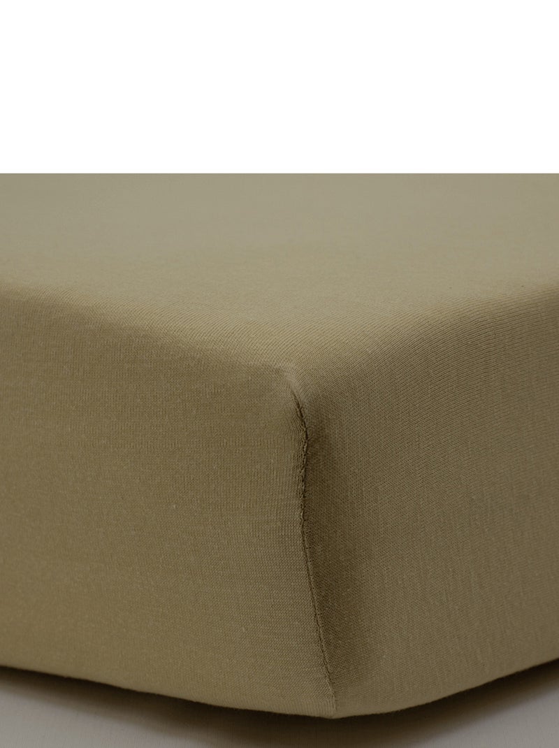 Lot de 2 draps-housse 60x120 cm Naissance en Coton Uni - Babycalin Beige - Kiabi