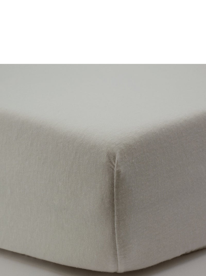 Lot de 2 draps-housse 60x120 cm Naissance en Coton Uni - Babycalin Beige - Kiabi