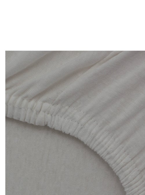 Lot de 2 draps-housse 60x120 cm Naissance en Coton Uni - Babycalin - Kiabi