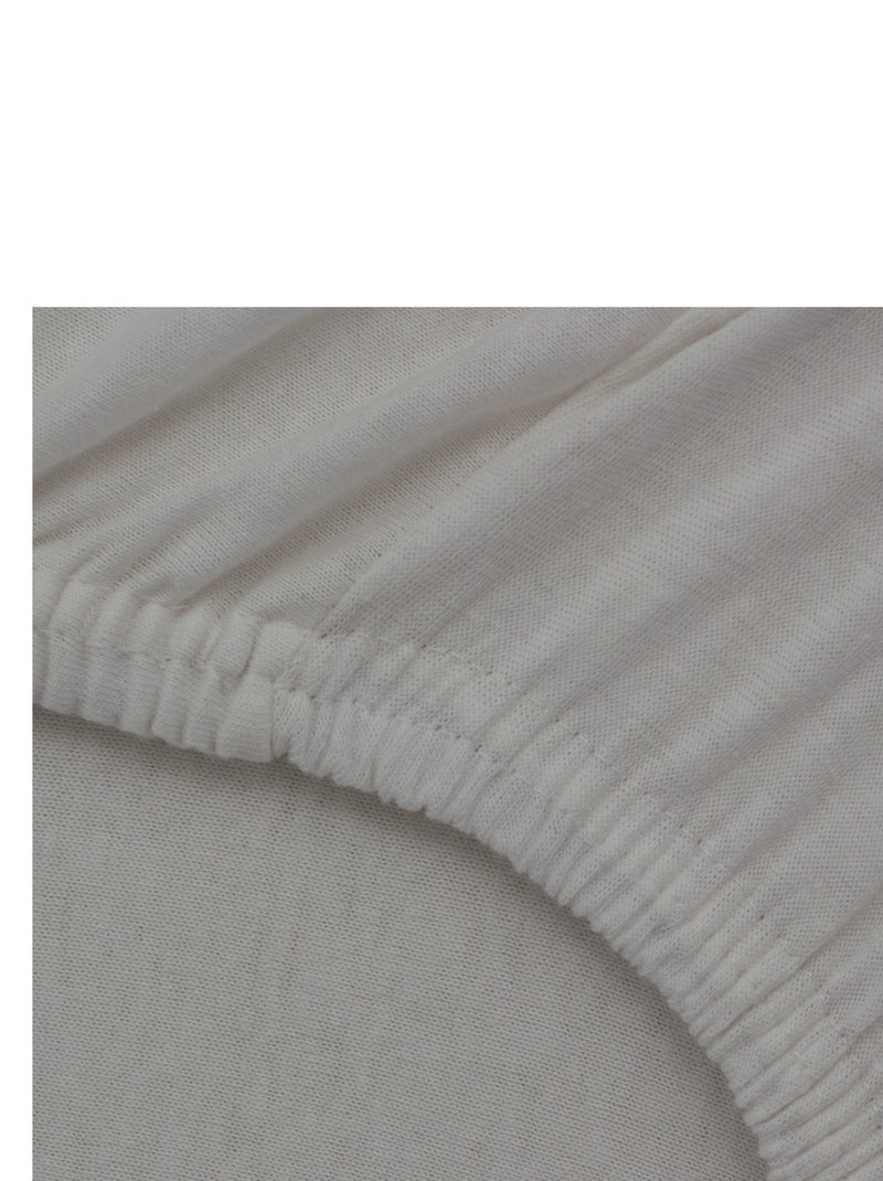 Lot de 2 draps-housse 60x120 cm Naissance en Coton Uni - Babycalin Beige - Kiabi