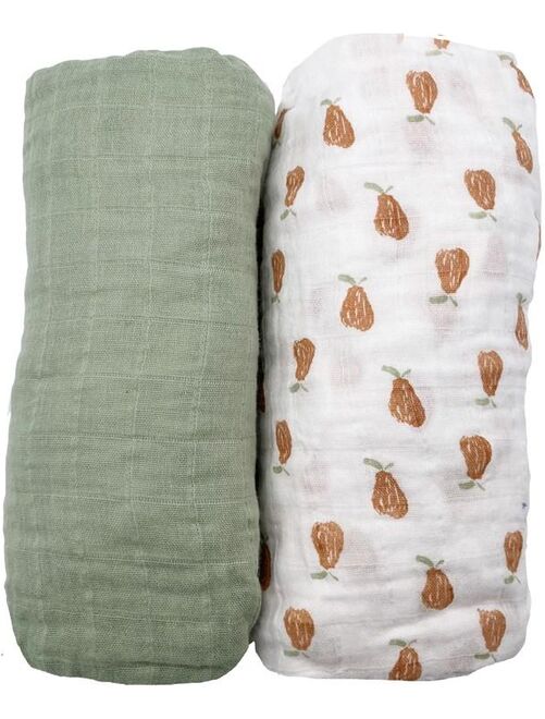 Lot de 2 draps housse 65x130 cm en coton bio - SAUTHON - Kiabi