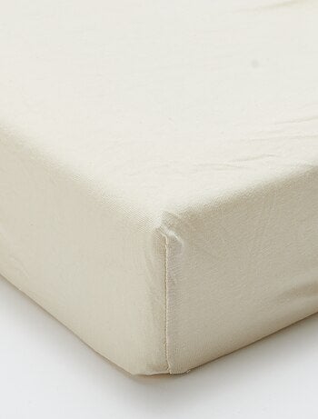 Lot de 2 draps housse bébé (70x140) en jersey - Kiabi Home