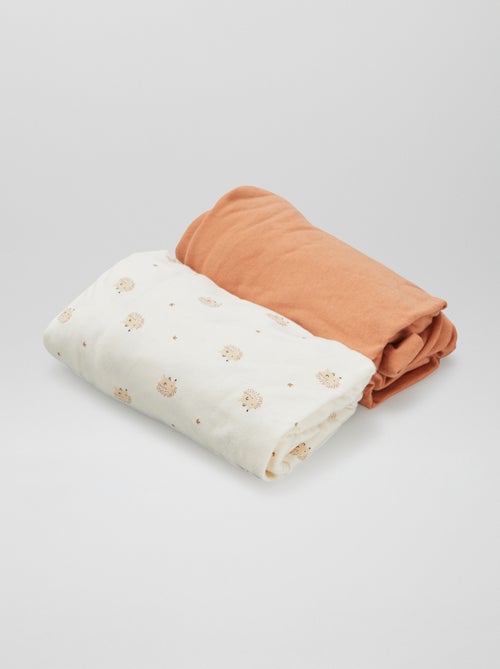 Lot de 2 draps housse - Kiabi