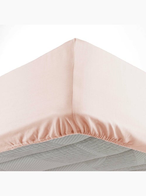 Lot de 2 Draps housse bonnet 30 cm 2 personnes microfibre Oscar - Kiabi