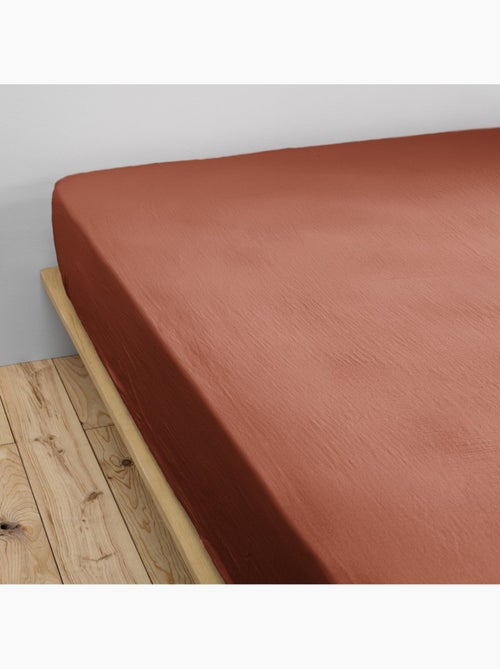 Lot de 2 Draps housse bonnet 30 cm double gaze de coton - Kiabi