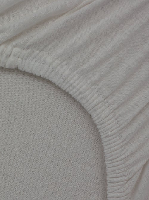 Lot de 2 draps housse coton bio - Babycalin - Kiabi