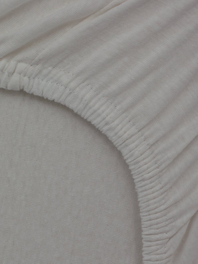 Lot de 2 draps housse coton bio - Babycalin Blanc - Kiabi