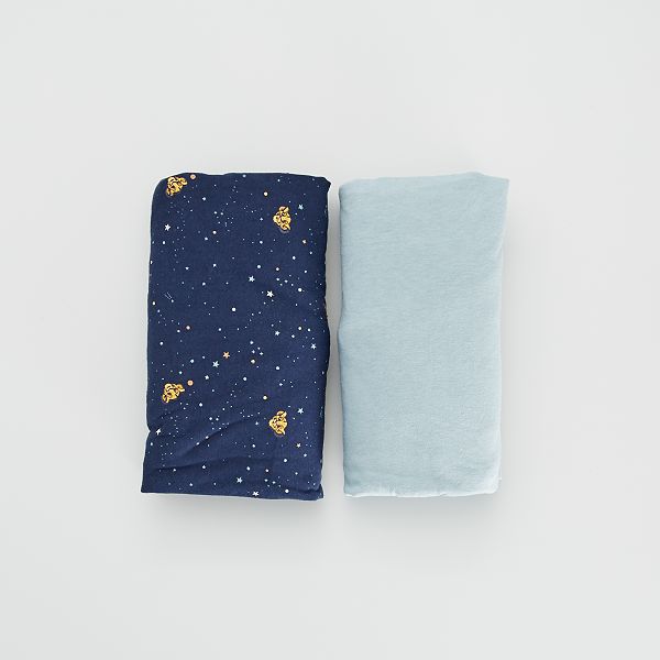 Lot De 2 Draps Housse Disney Bebe Garcon Simba Kiabi 14 00