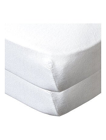 Lot de 2 draps-housse 60x120 cm Naissance en Coton Imprimés - Babycalin